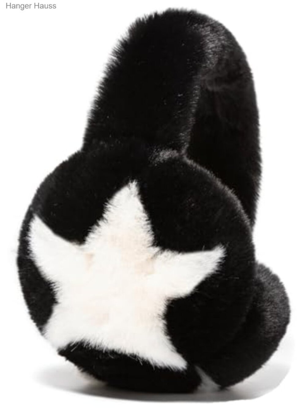 Faux Fur Star Pattern Fuzzy Foldable Earmuffs Winter Ear Warmers